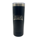 Stainless Steel Nebraska Engraved Skinny Tumbler | 22 oz | Multiple Colors | RCK Creations & More