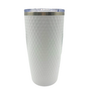 Stainless Steel "This Lady Has A Lot Of Drive" Golf Tumbler | 20 oz | White | RCK Creations & More