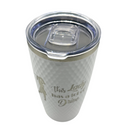 Stainless Steel "This Lady Has A Lot Of Drive" Golf Tumbler | 20 oz | White | RCK Creations & More