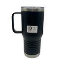 Stainless Steel Nebraska Engraved Cup with Handle | 20 oz | Multiple Colors | RCK Creations & More
