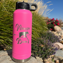 Stainless Steel Mama Bear Water Bottle | 32 oz | Multiple Colors | RCK Creations & More