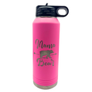 Stainless Steel Mama Bear Water Bottle | 32 oz | Multiple Colors | RCK Creations & More