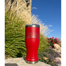 14 oz Stainless Steel Pilsner Tumbler | Nebraska Engraved | Red | Customizable | RCK Creations & More