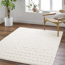 Eivin Cream Diamonds Plush Rug