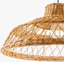 Bailleval Dark Brown Rattan Pendant