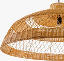 Bailleval Dark Brown Rattan Pendant