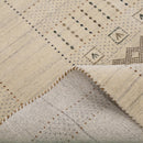 Beige Gabbeh Design Hand Loomed Wool Area Rug