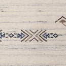 Beige Tribal Center Medallion Hand Loomed Wool Rug