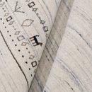 Contemporary Ivory Design Hand Loomed Wool Rug
