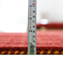 Modern Design Red Hand Loomed Wool Area Rug
