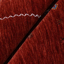 Modern Design Red Hand Loomed Wool Area Rug