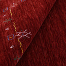 Red Tribal Border Design Hand Loomed Wool Area Rug