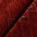 Red Tribal Geometrical Design Wool Area Rug