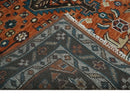 Ready to ship Rust, Ivory and Brown Oriental Traditional Area Rug