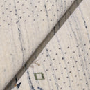 Solid Ivory Border Patterns Hand Loomed Wool Area Rug