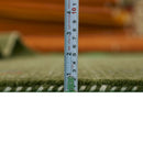 Solid with Border Patterns Hand Loomed Wool Area Rug