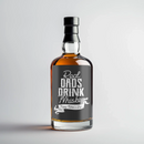 Real Dad Liquor Label