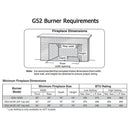 Real Fyre 24/30" Vented G52 Electronic Variable Valve Fireplace Burner With Remote [G52-24/30-2VT] (HBG27291)