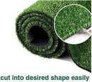 Artificial Grass Turf 7x15 Ft Outdoor Rug 0.4 Inch Height