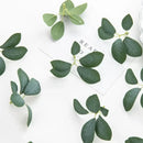 Realistic dark green 50pcs silk 5leaf artificial roses wedding decor
