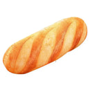 Realistic golden brown baguette comfort pillow bedroom waist support