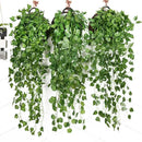 Realistic green artificial ivy bar hanging basket – living room decor
