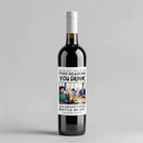 Reason You Drink Boss Gift Wine Label