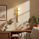 Rectangle Asymmetrical Travertine Wall Sconce