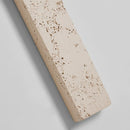 Rectangle Asymmetrical Travertine Wall Sconce