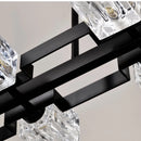 Rectangle Crystal Chandelier Hanging Lights Decoration for Dining Room