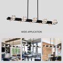 Rectangle Crystal Chandelier Hanging Lights Decoration for Dining Room