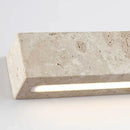 Rectangle Travertine Stravik Wall Light