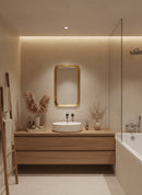 Handmade Rectangle Mirrors - Gold Brass Frame Mirror