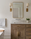 Brass Rectangle Mirror - Unlacquered Brass Mirror