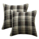 Red and cream buffalo plaid cushion cover living room throw pillow
