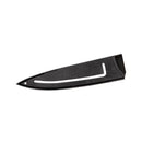 Red and silver striped knife blade protector cover kitchen guard