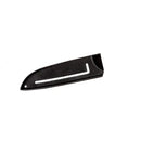 Red and silver striped knife blade protector cover kitchen guard