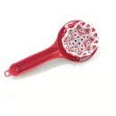 Red and white espresso machine cleaning brush kitchen potato masher