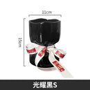 Red bouquet shape ceramic vase living room floral decor