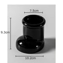 DecorBites™ Boot Ceramic Storage Jar Desk Organizer Box for Small Objects