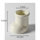 DecorBites™ Boot Ceramic Storage Jar Desk Organizer Box for Small Objects