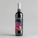 Red Flower Wine Label