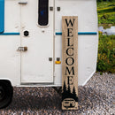 Happy Camper Porch Leaner Welcome Sign