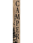 Happy Camper Porch Leaner Welcome Sign