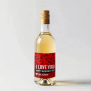 Red Love You Mini Wine Label