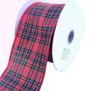Red Plaid Ribbon