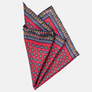 Imola - Silk Pocket Square - Cranberry