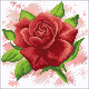 Red Rose Field CS2624 7.9 x 7.9 inches Crafting Spark Diamond Painting Kit