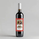 Red Stripes Wine Label