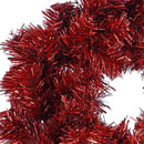 Red Tinsel Christmas Wreaths